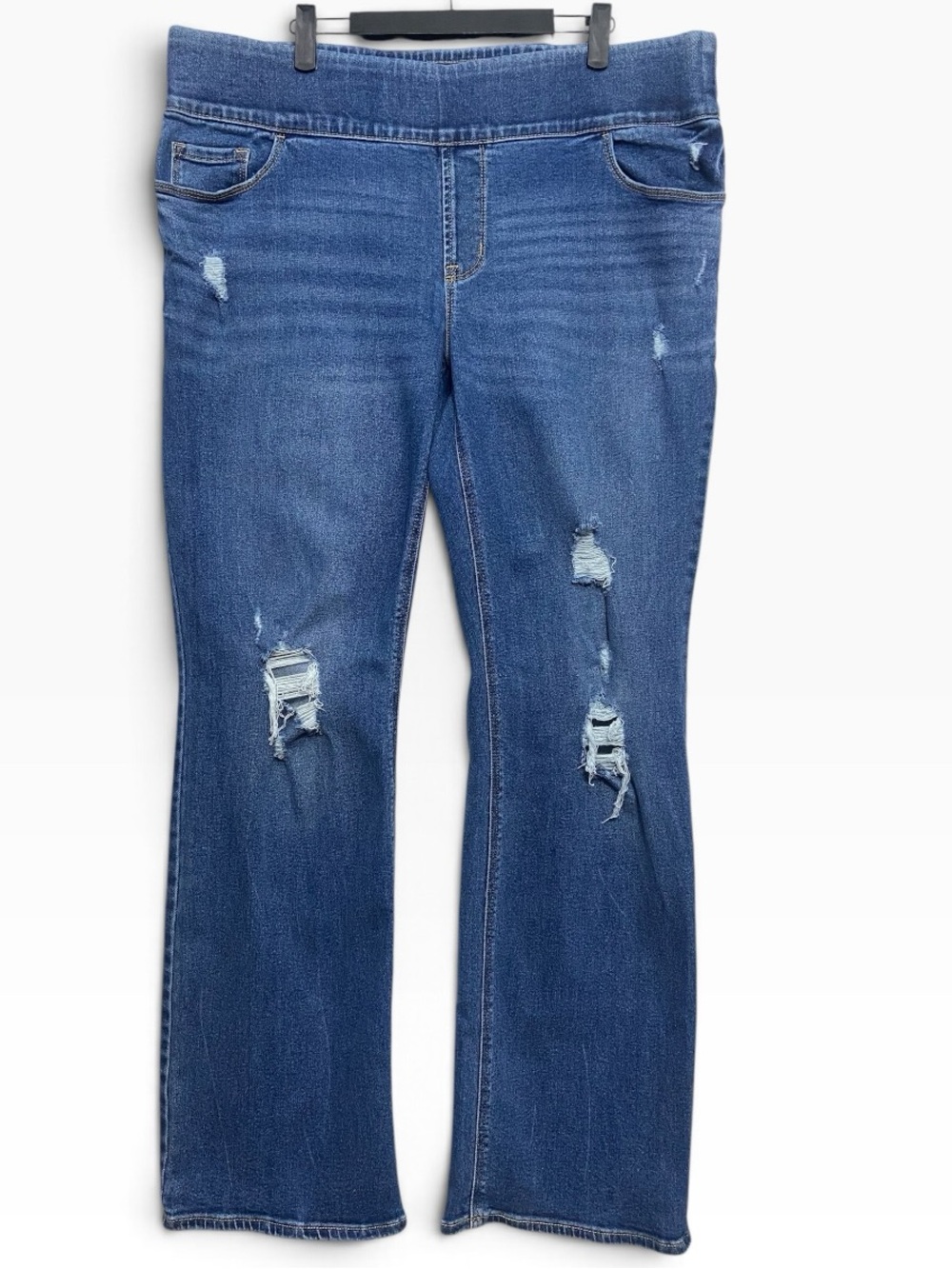 Old Navy 38x31.5 Boot-cut Distressed Blue Jeans - Women’s 20 Plus Long jeans